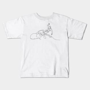 'Home Is Where The Waves Crash' Ocean Conservation Shirt Kids T-Shirt